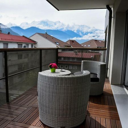 Appartement Au Pied Du Mont-Blanc ! サランシュ エクステリア 写真