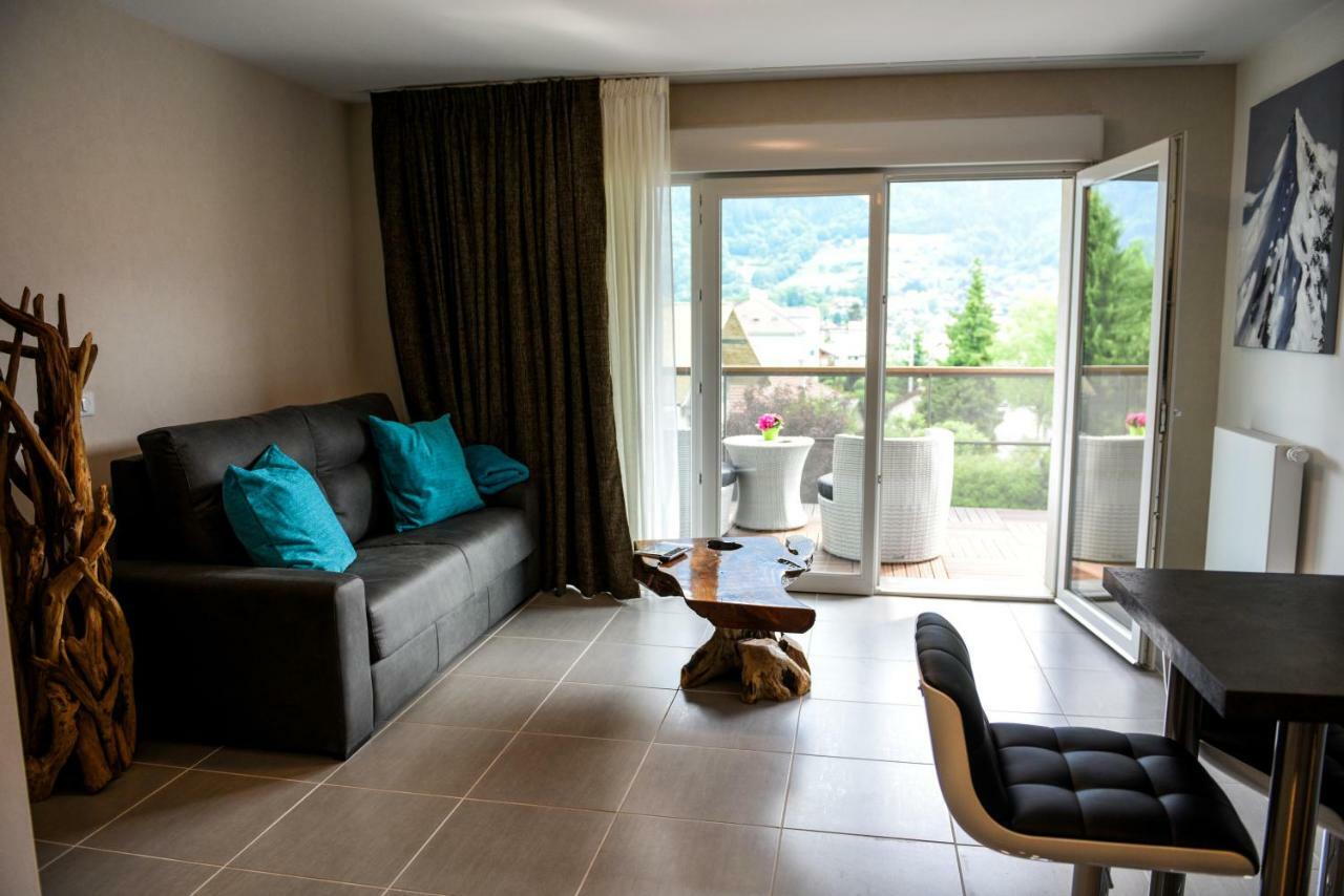 Appartement Au Pied Du Mont-Blanc ! サランシュ エクステリア 写真