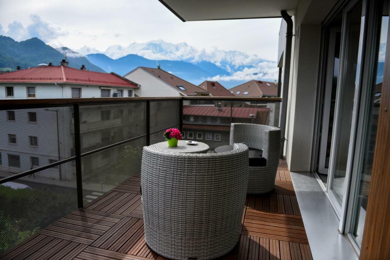 Appartement Au Pied Du Mont-Blanc ! サランシュ エクステリア 写真